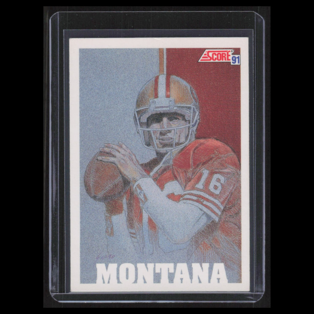 Joe Montana #620 1991 Score San Francisco 49ers Football Card NFL NM