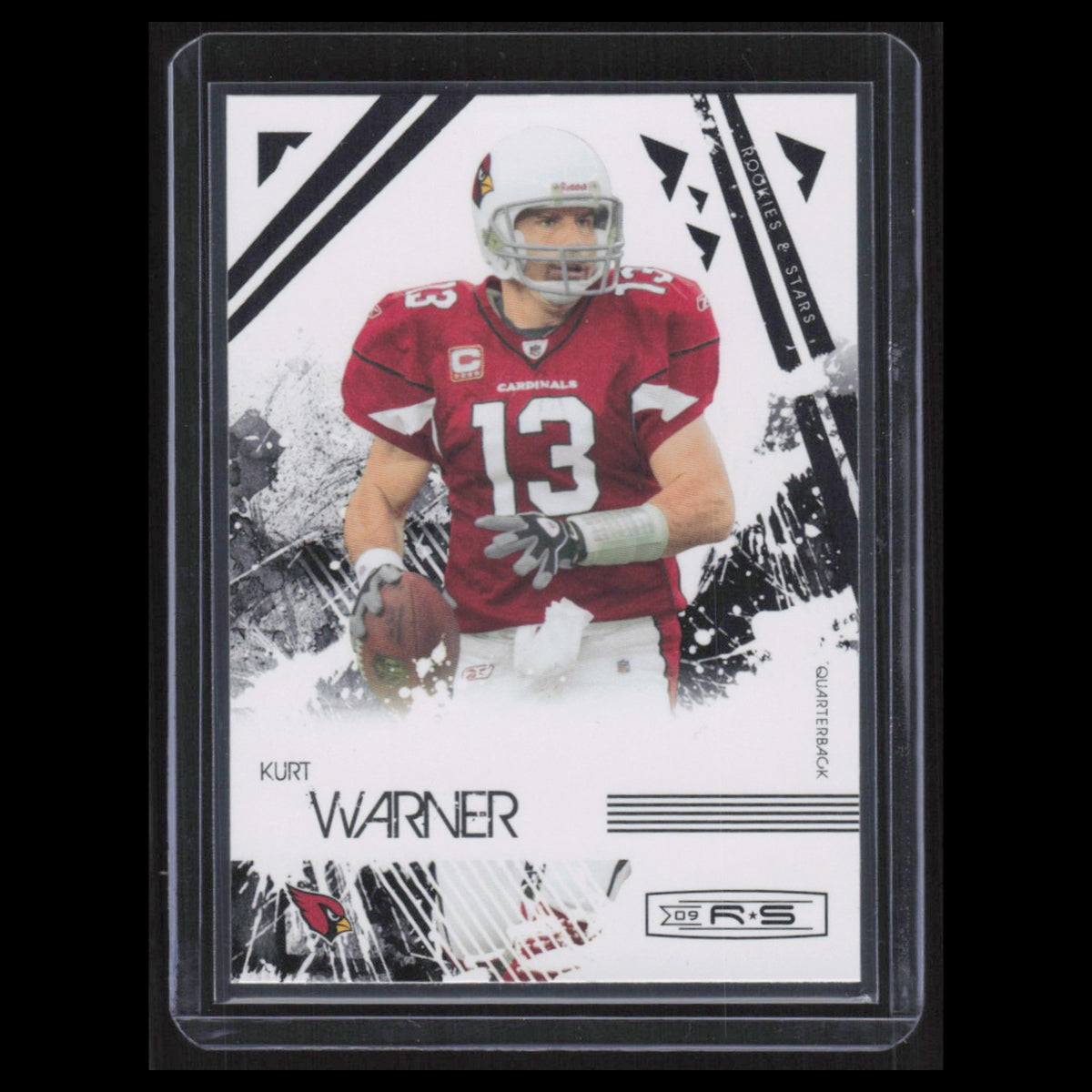 Kurt Warner #1 2009 Donruss Rookie and Stars Arizona Cardinals Football Card NFL