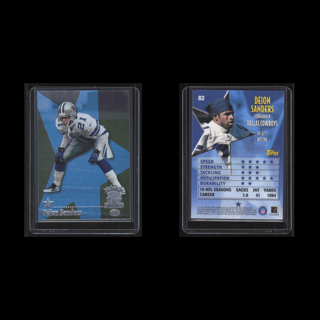 Deion Sanders #82 1999 Topps Stars Dallas Cowboys Football Card NFL NM