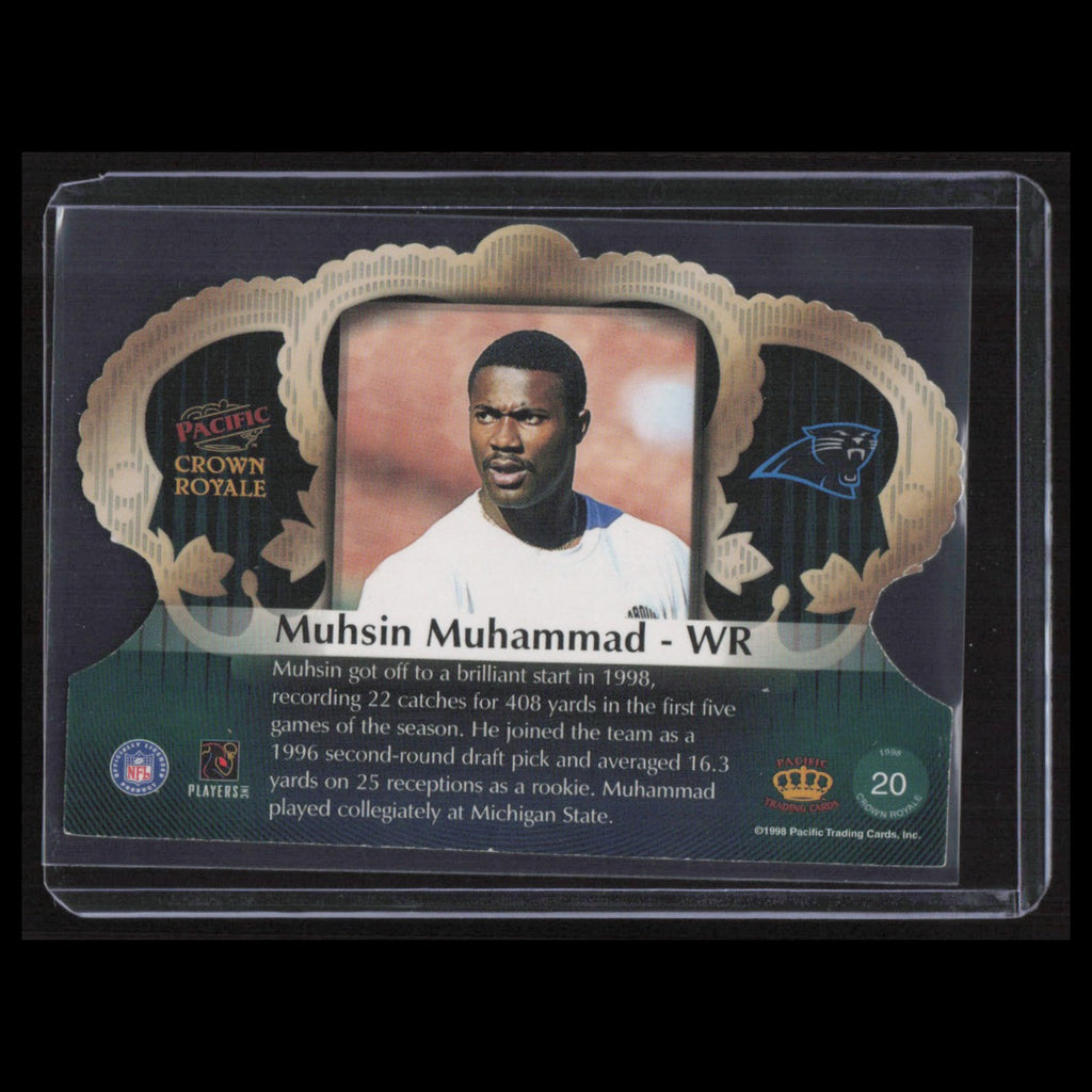 Mushin Muhammad #20 1998 Pacific Carolina Panthers Football Card NFL NM