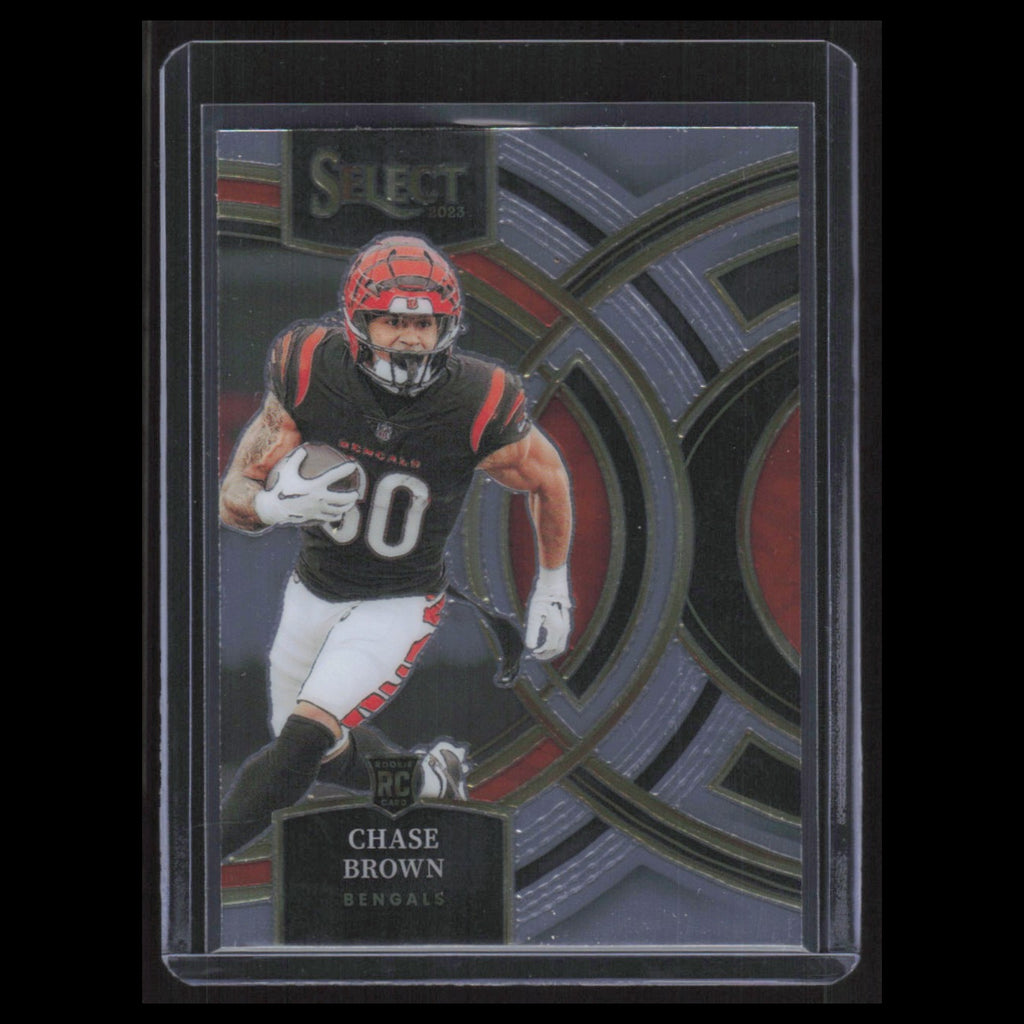 Chase Brown Rookie #151 2023 Panini Select Cincinnati Bengals Football Card NFL