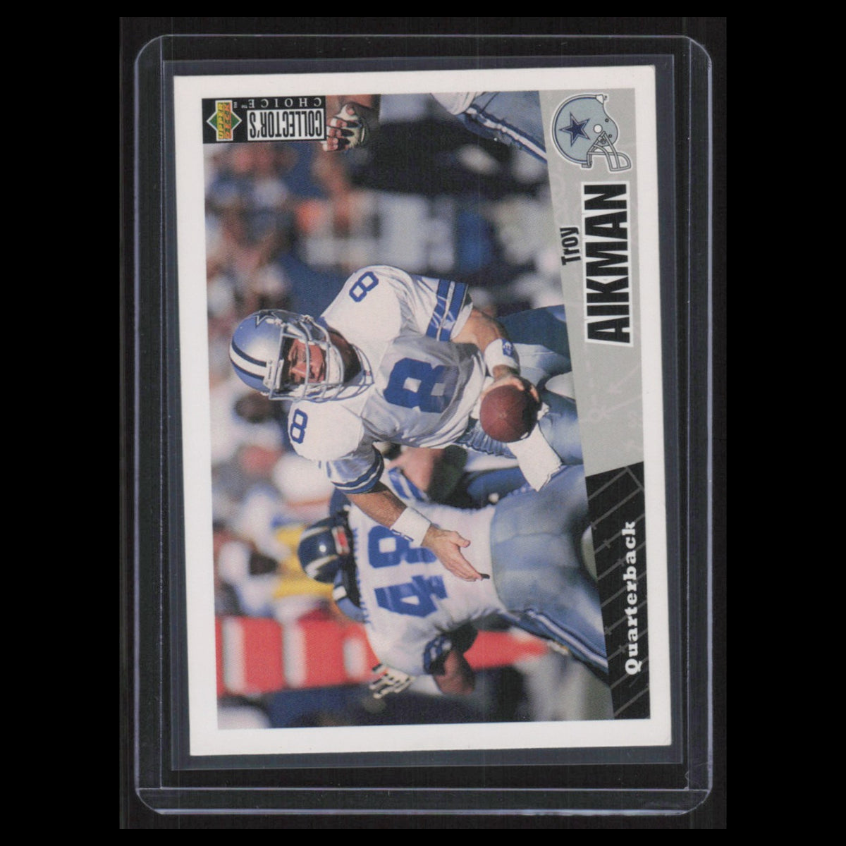 Troy Aikman #295 1996 Collectors Choice Dallas Cowboys Football Card NFL NM