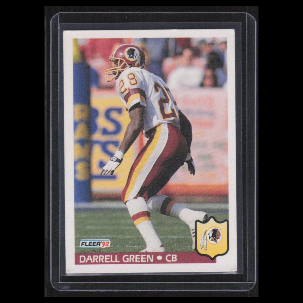 Darrell Green #419 1992 Fleer Washington Redskins Football Card NFL NM
