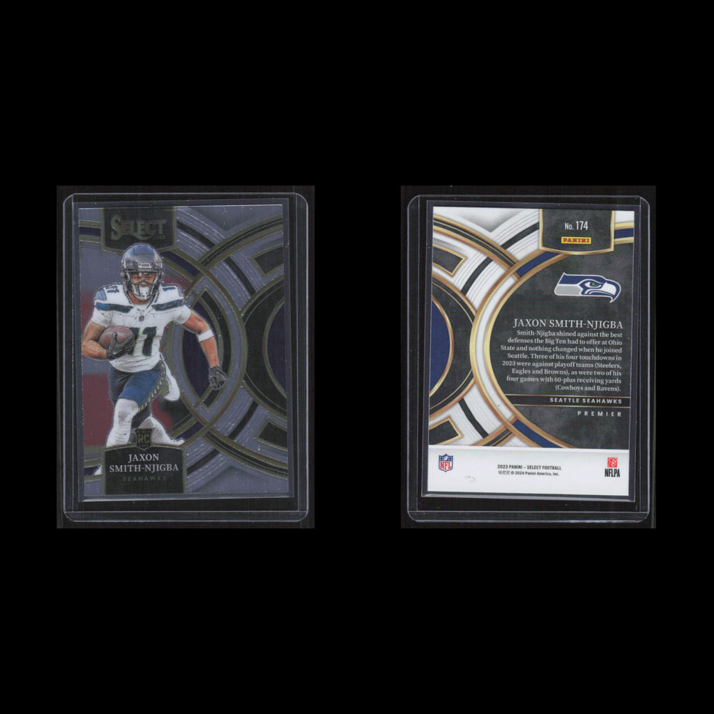 Jaxon Smith-Njigba Rookie #174 2023 Panini Select Seattle Seahawks Football Card