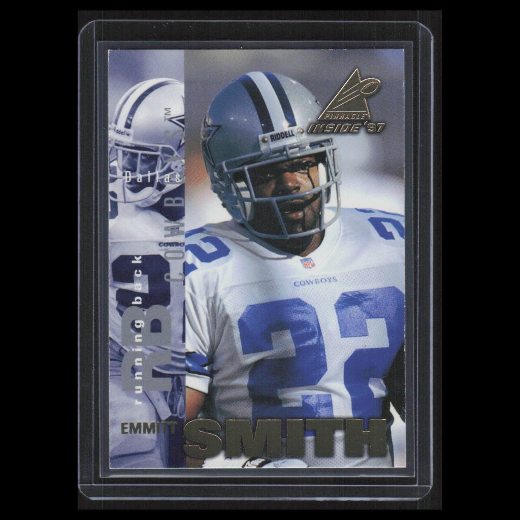 Emmitt Smith #6 1997 Pinnacle Inside Dallas Cowboys Football Card NFL NM