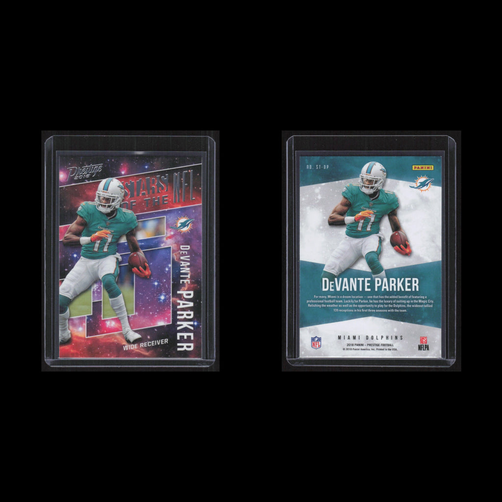 DeVante Parker #ST-DP 2018 Panini Prestige Stars of the NFL Miami Dolphins Card