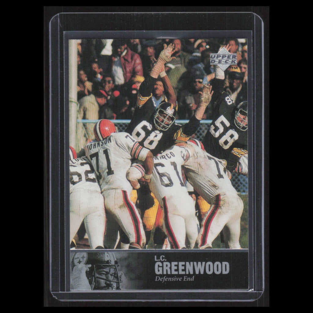 L.C. Greenwood #108 1997 Upper Deck Legends Pittsburgh Steelers Football Card NM
