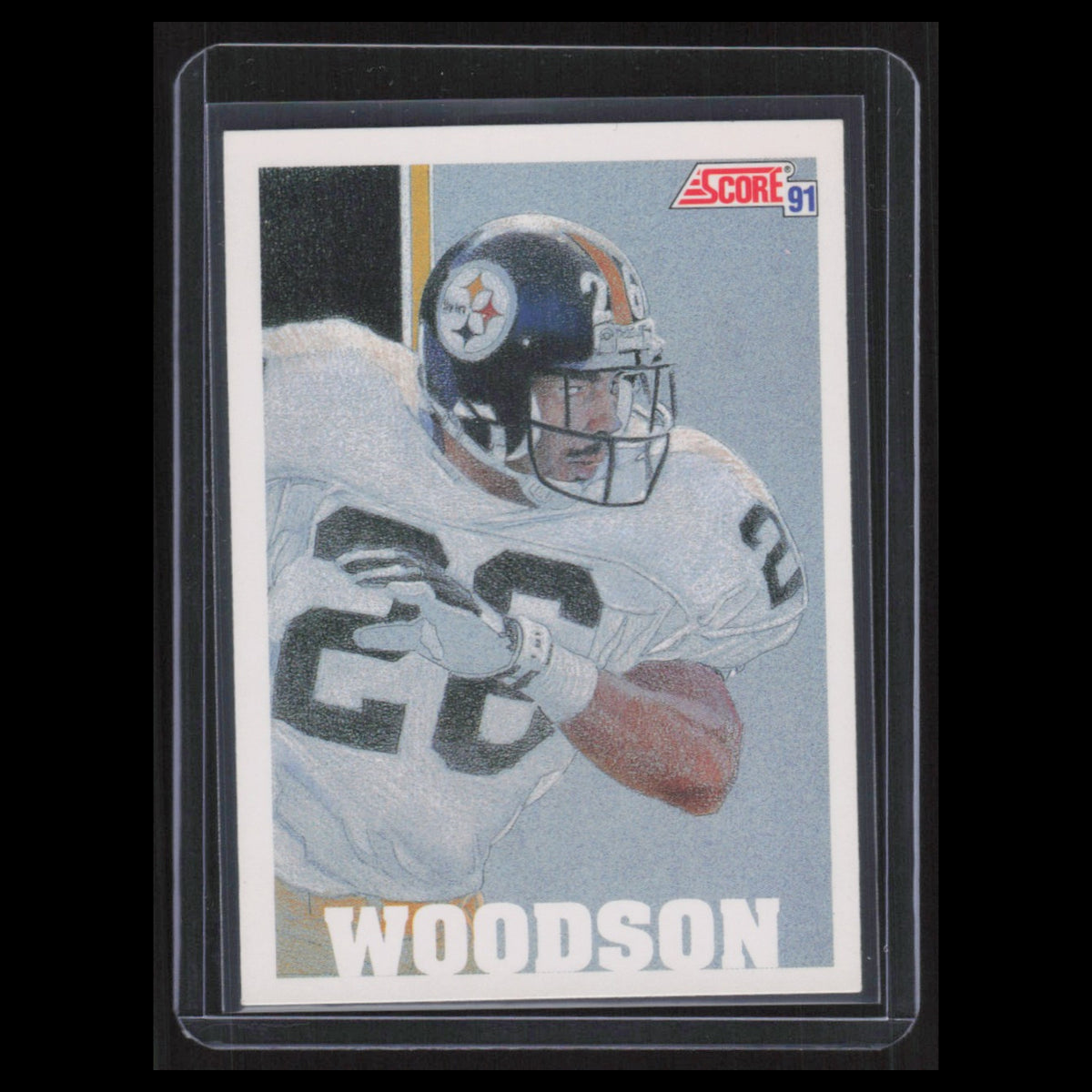 Rod Woodson #646 1991 Score Pittsburgh Steelers Football Card NFL NM