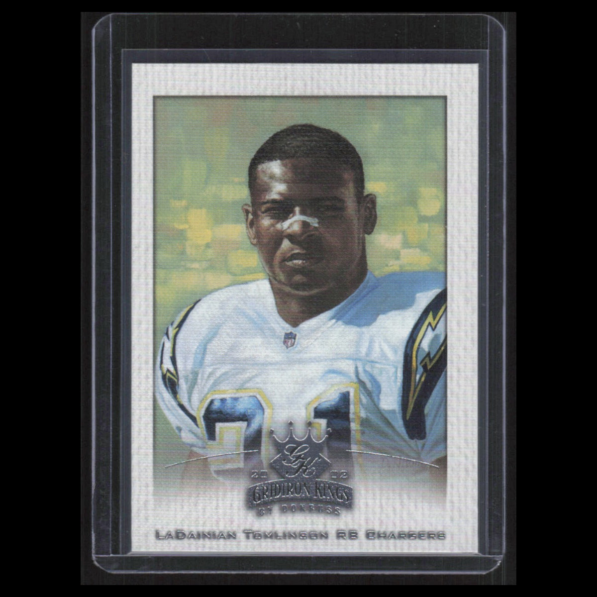 LaDainian Tomlinson #78 2002 Donruss Gridiron Kings San Diego Chargers Football