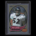 Ray Lewis #TB15 2005 Topps Chrome Throwbacks Baltimore Ravens Football Card NFL