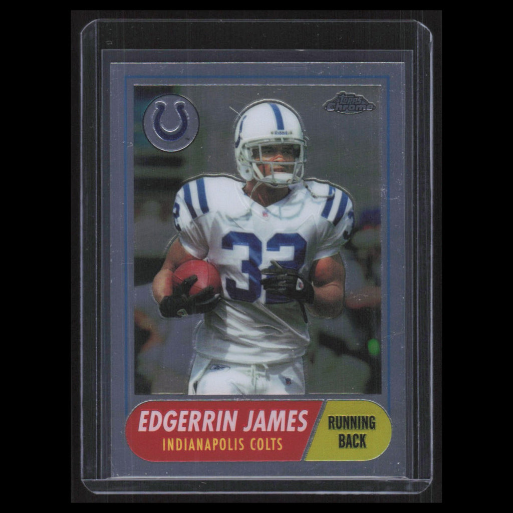 Edgerrin James #TB13 2005 Topps Chrome Throwbacks Indianapolis Colts Football NM