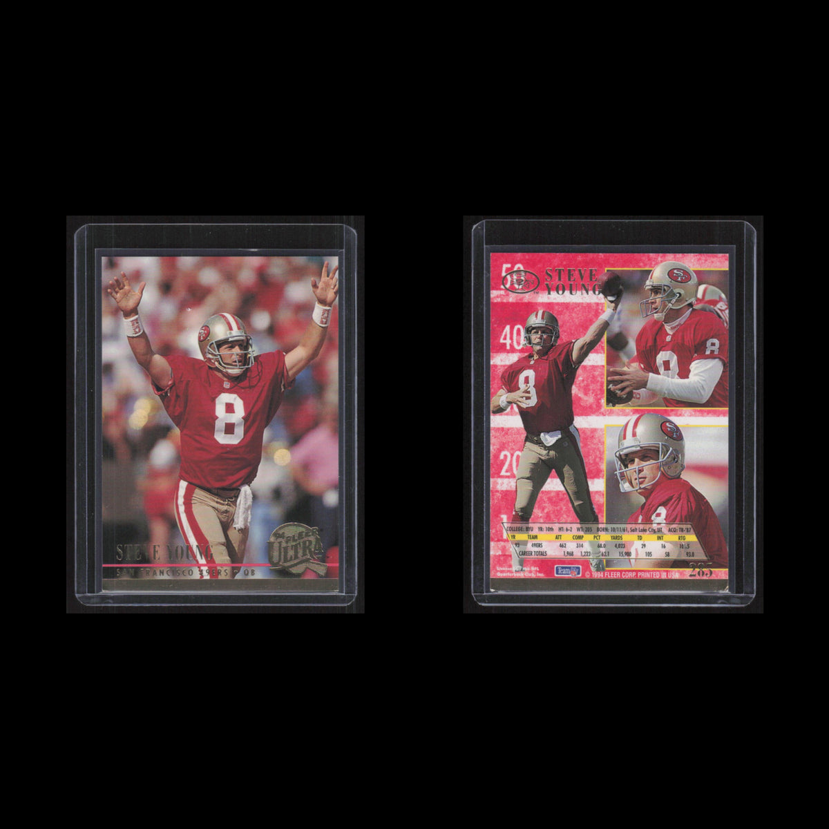 Steve Young #283 1994 Fleer Ultra Tampa Bay Buccaneers Football Card NFL NM