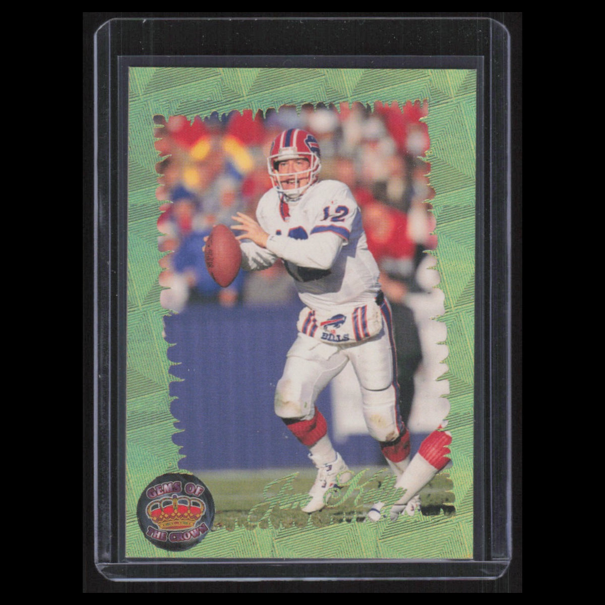 Jim Kelly #15 1994 Pacific Gems of the Crown Buffalo Bills Football Card NFL NM
