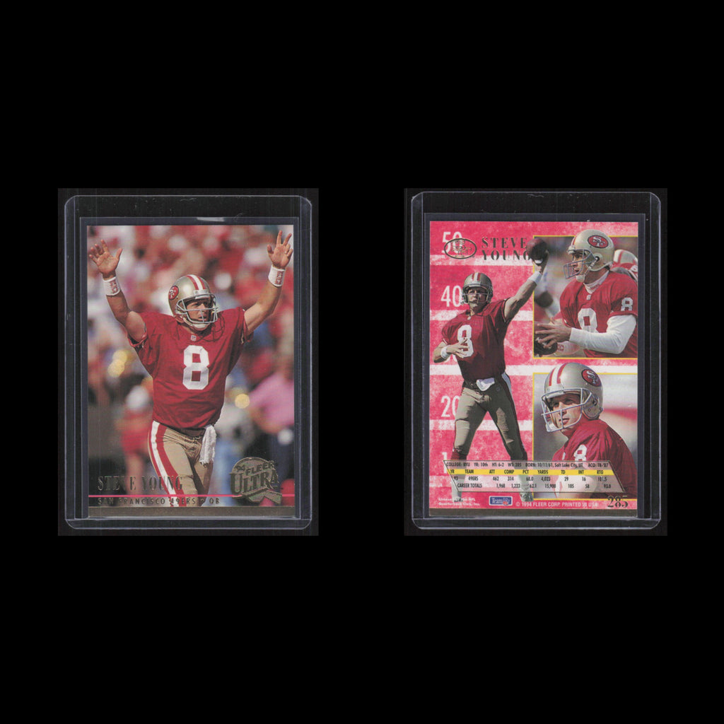 Steve Young #285 1994 Fleer Ultra San Francisco 49ers Football Card NFL NM