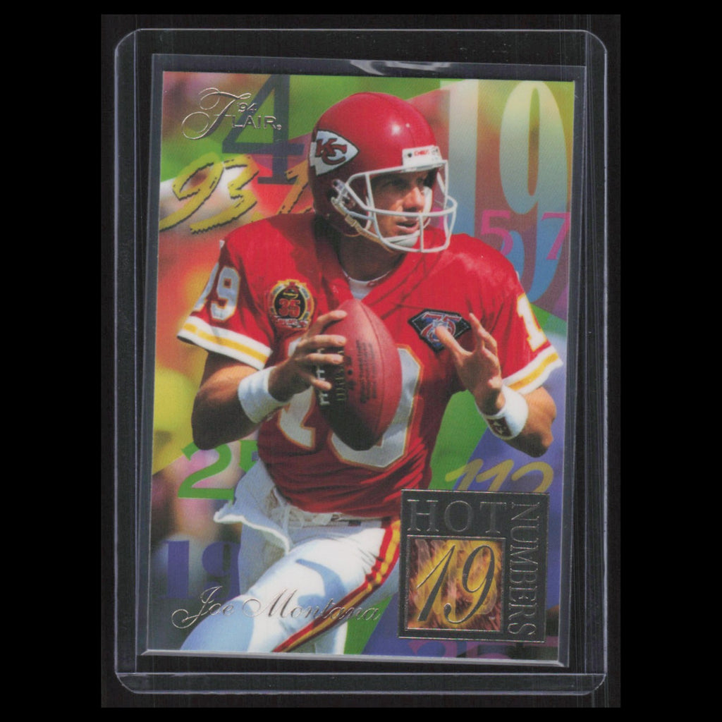 Joe Montana #8 1994 Flair Kansas City Chiefs Football Card NFL NM