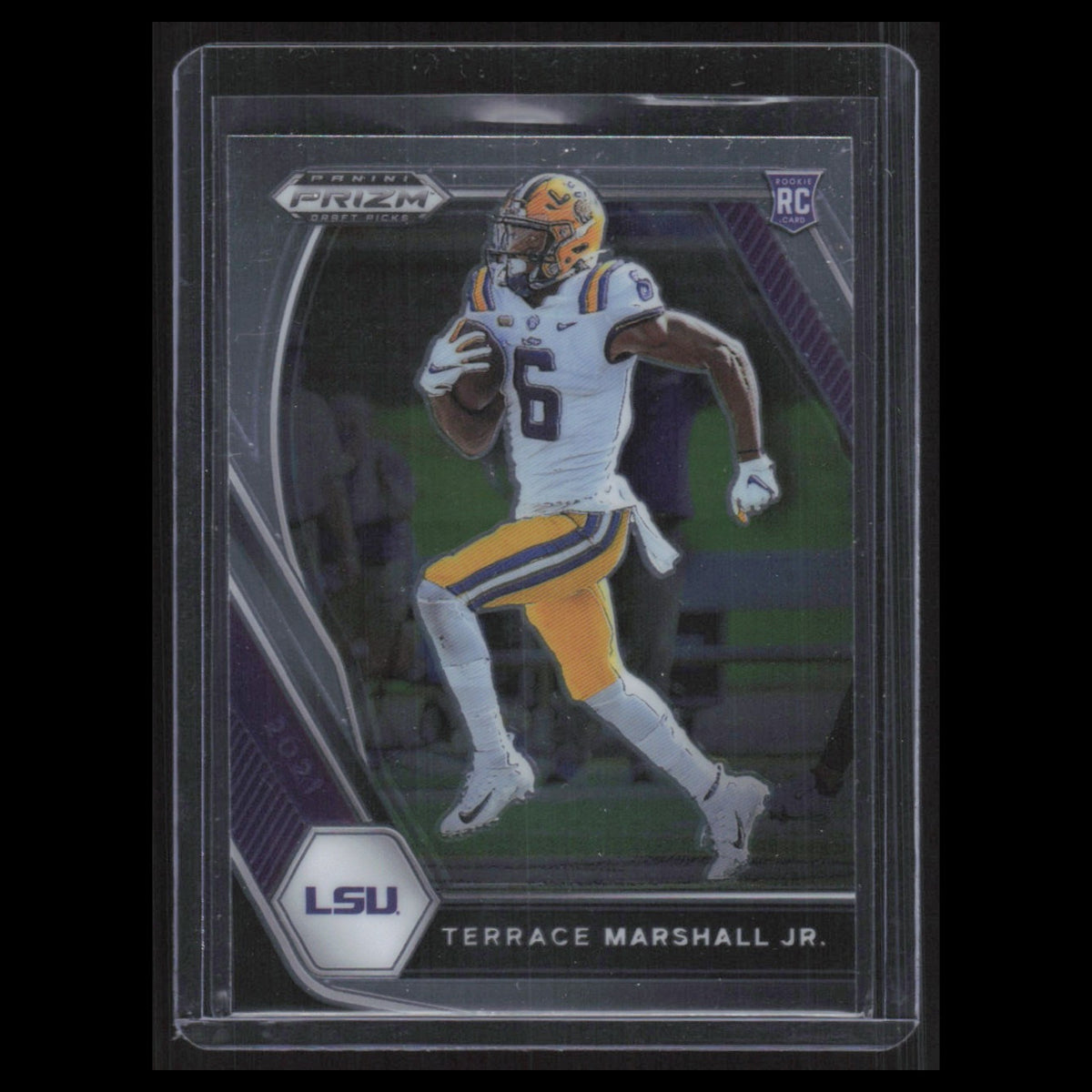 Terrace Marshall Jr. Rookie #157 2021 Panini Prizm Draft Picks Collegiate Card