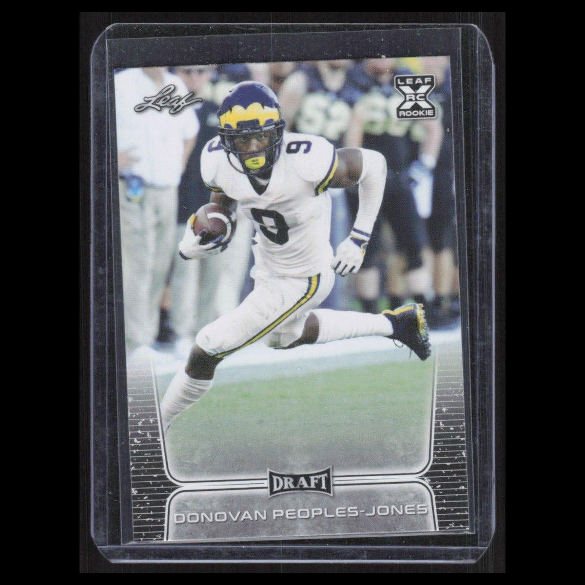Donovan Peoples-Jones #30 2020 Leaf Draft Michigan Wolverines Football Card NFL