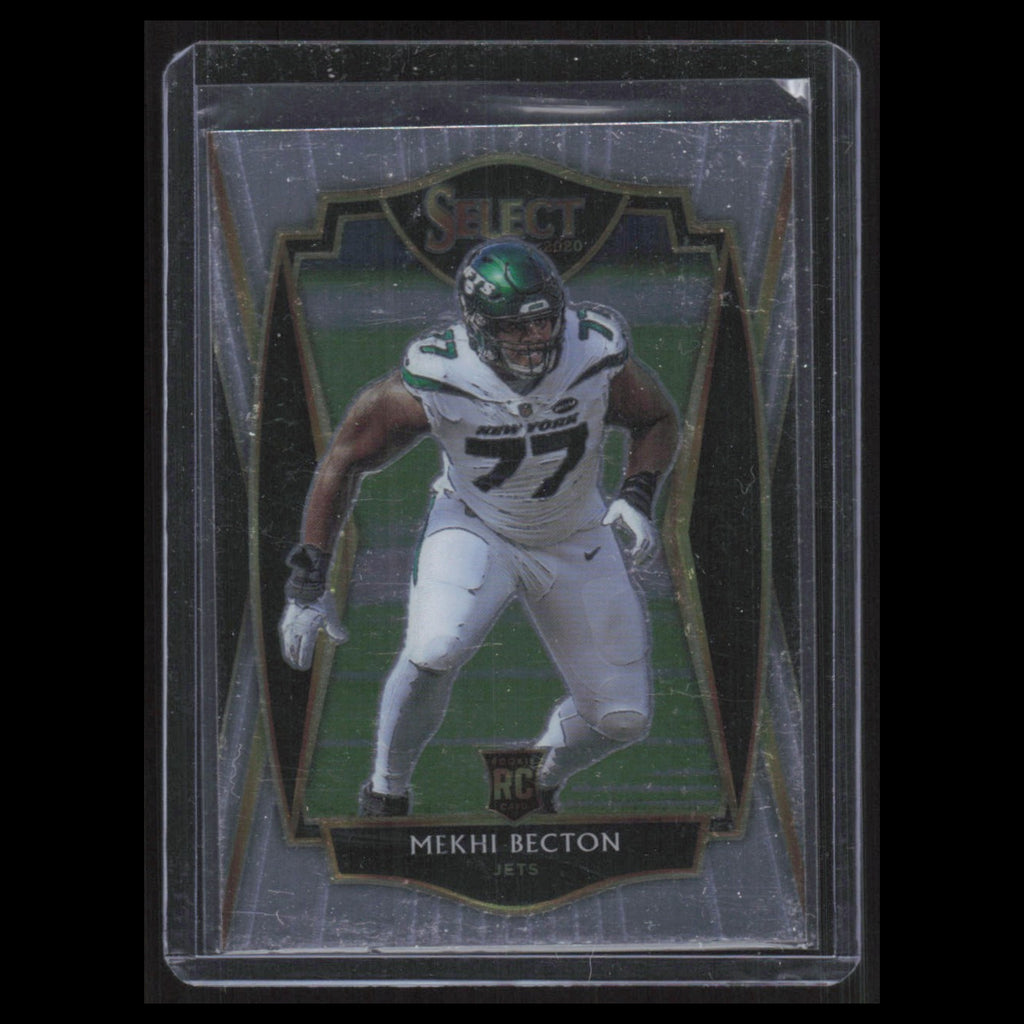 Mekhi Becton Rookie #190 2020 Panini Select New York Jets Football Card NFL NM