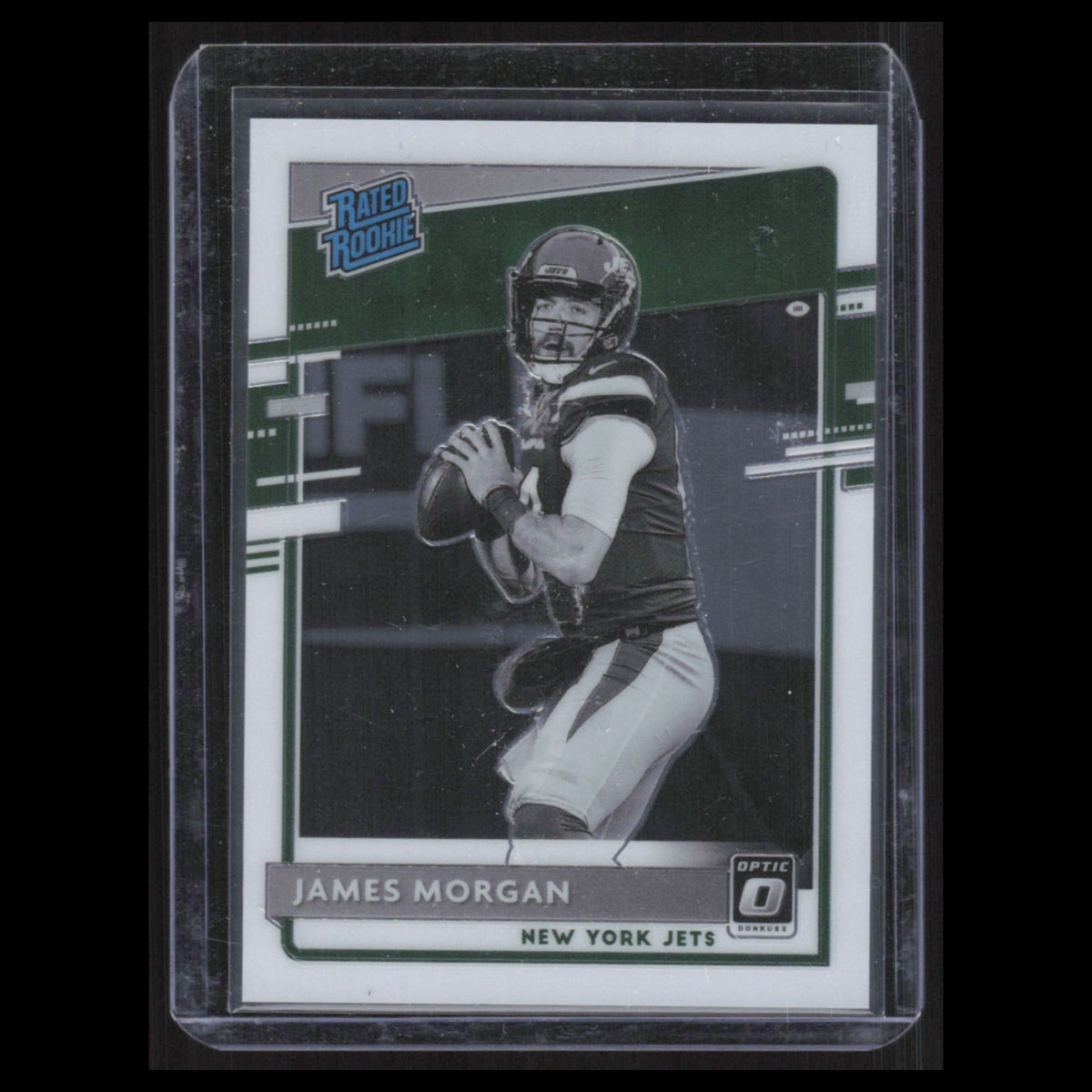 James Morgan Rookie #339 2020 Donruss Optic Rated Rookie Variations Jets Card NM