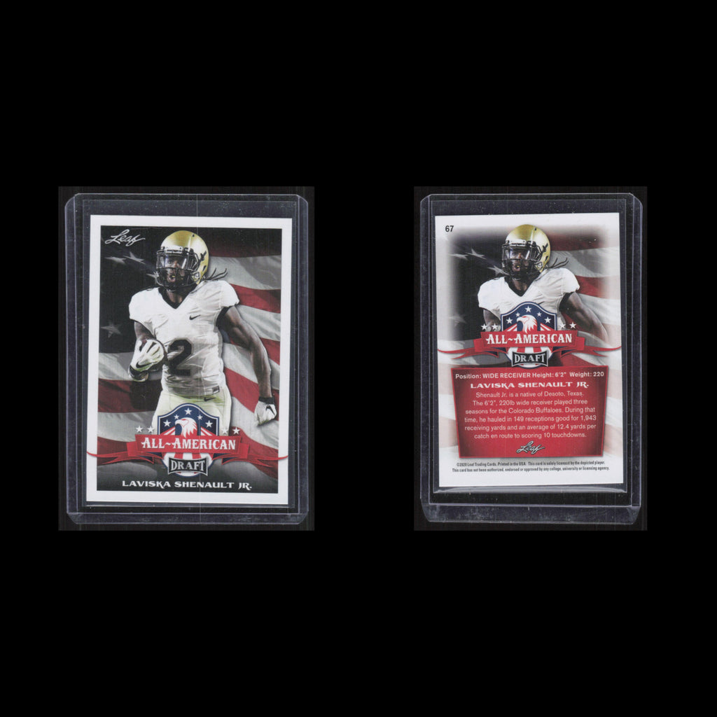 Laviska Shenault Jr. #67 2020 Leaf Colorado Buffaloes Football Card NFL NM