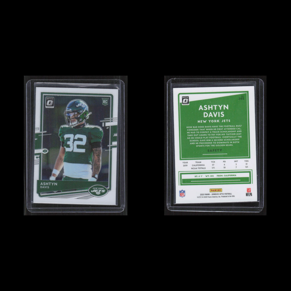 Ashtyn Davis Rookie #145 2020 Donruss Optic New York Jets Football Card NFL NM
