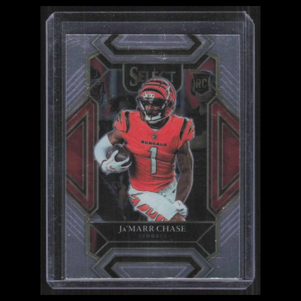 JaMarr Chase Rookie #247 2021 Panini Select Cincinnati Bengals Football Card NFL