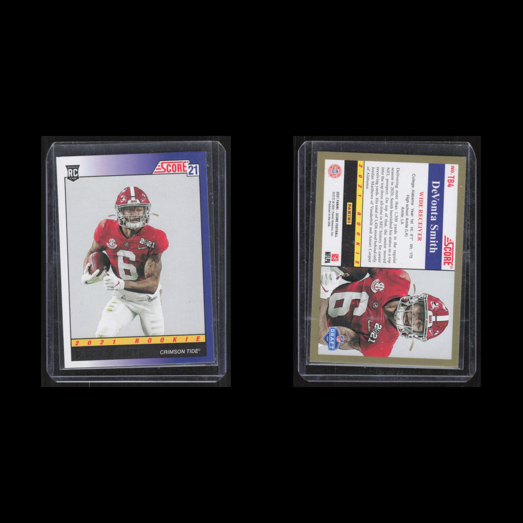 DeVonta Smith Rookie #TB4 2021 Score Alabama Crimson Tide Football Card NFL NM