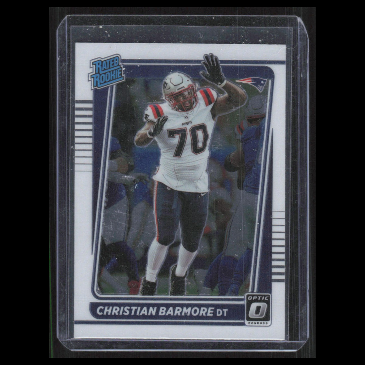Christian Barmore Rookie #268 2021 Donruss Optic New England Patriots Football