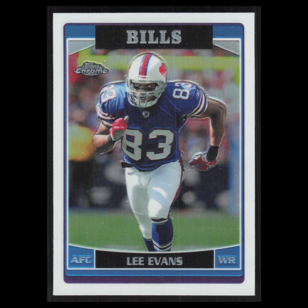 Lee Evans #66 2006 Topps Chrome Refractor Buffalo Bills Football Card NFL NM