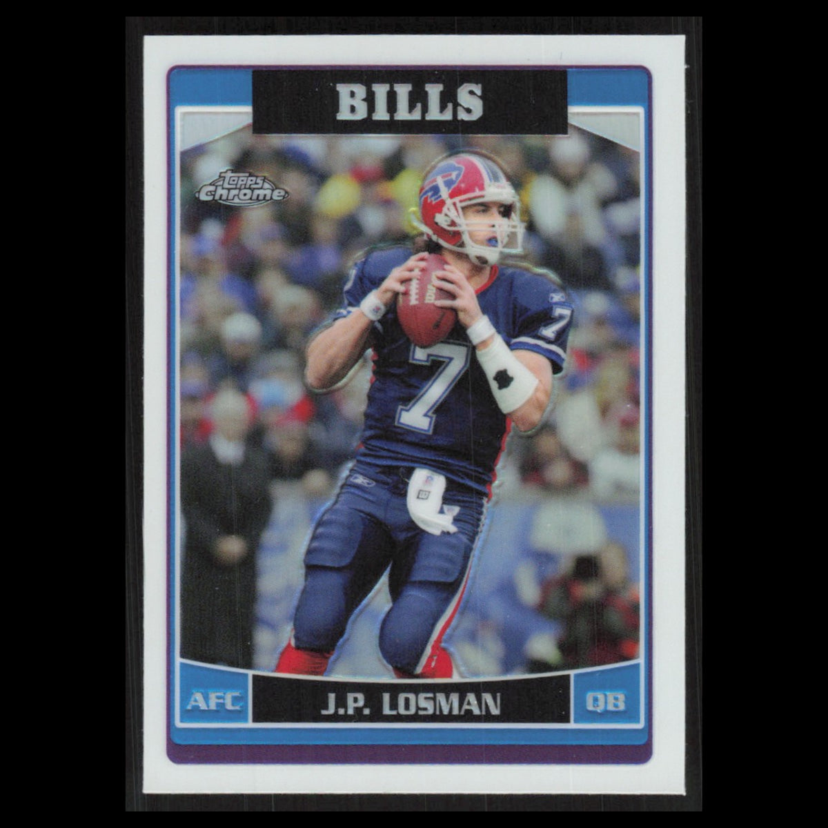 J.P. Losman #131 2006 Topps Chrome Refractor Buffalo Bills Football Card NFL NM