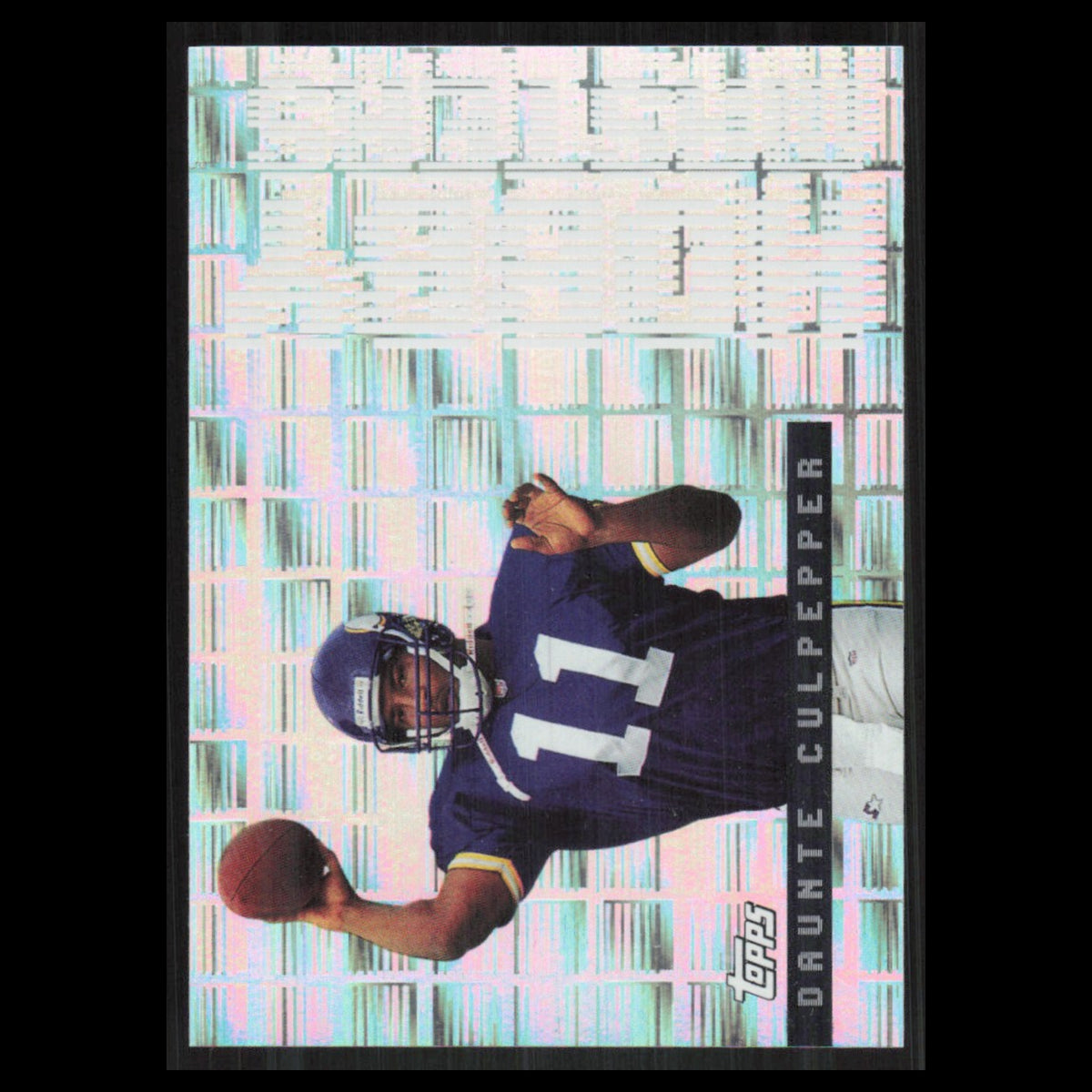 Daunte Culpepper #HM2 2001 Topps Hobby Masters Minnesota Vikings Football Card