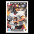Joe Theismann #44 1991 Dominos The Quarterbacks Washington Redskins Football NFL