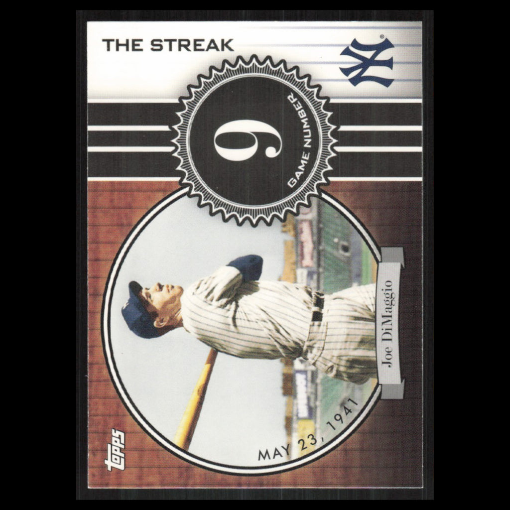 Joe DiMaggio #JD9 2007 Topps DiMaggio Streak New York Yankees Baseball Card MLB