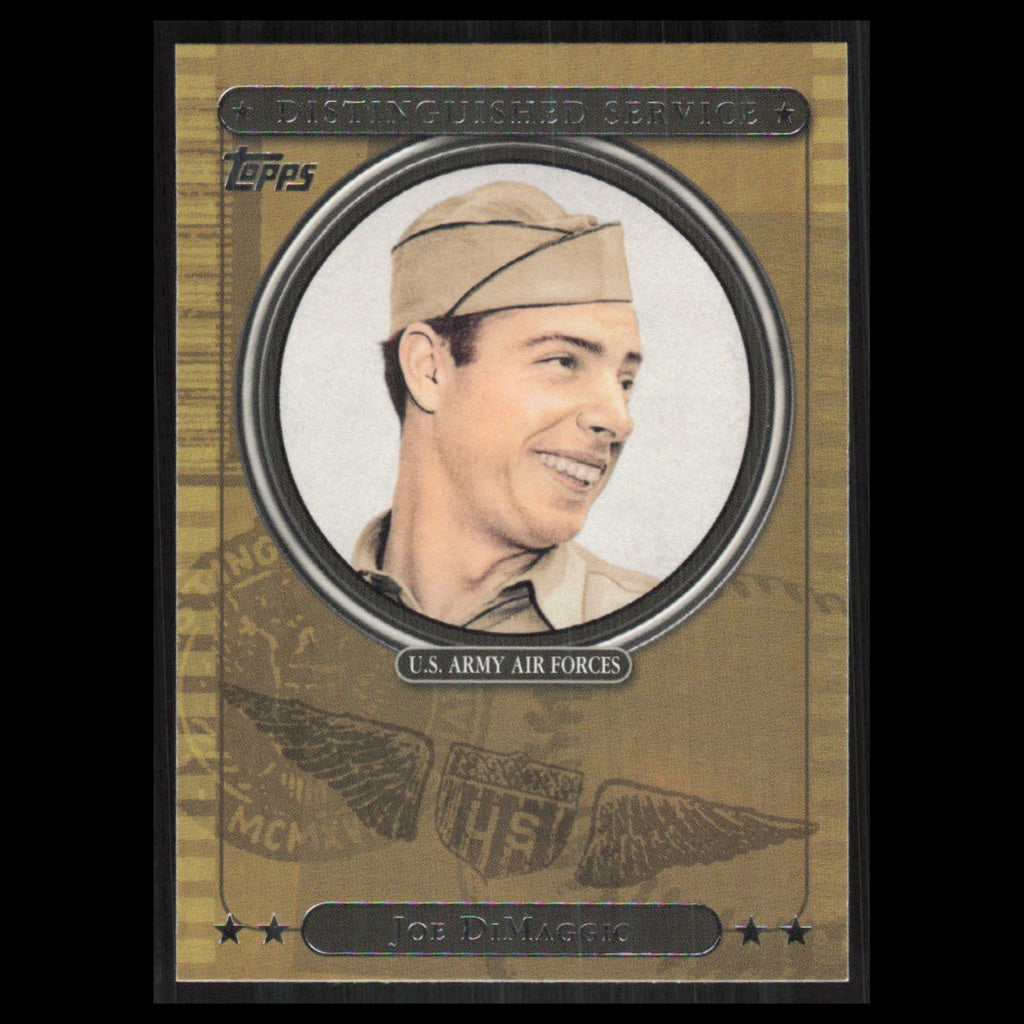 Joe DiMaggio #DS21 2007 Topps Distinguished Service New York Yankees Baseball NM