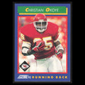 Christian Okoye #90 1992 Score Kansas City Chiefs Football Card NFL NM