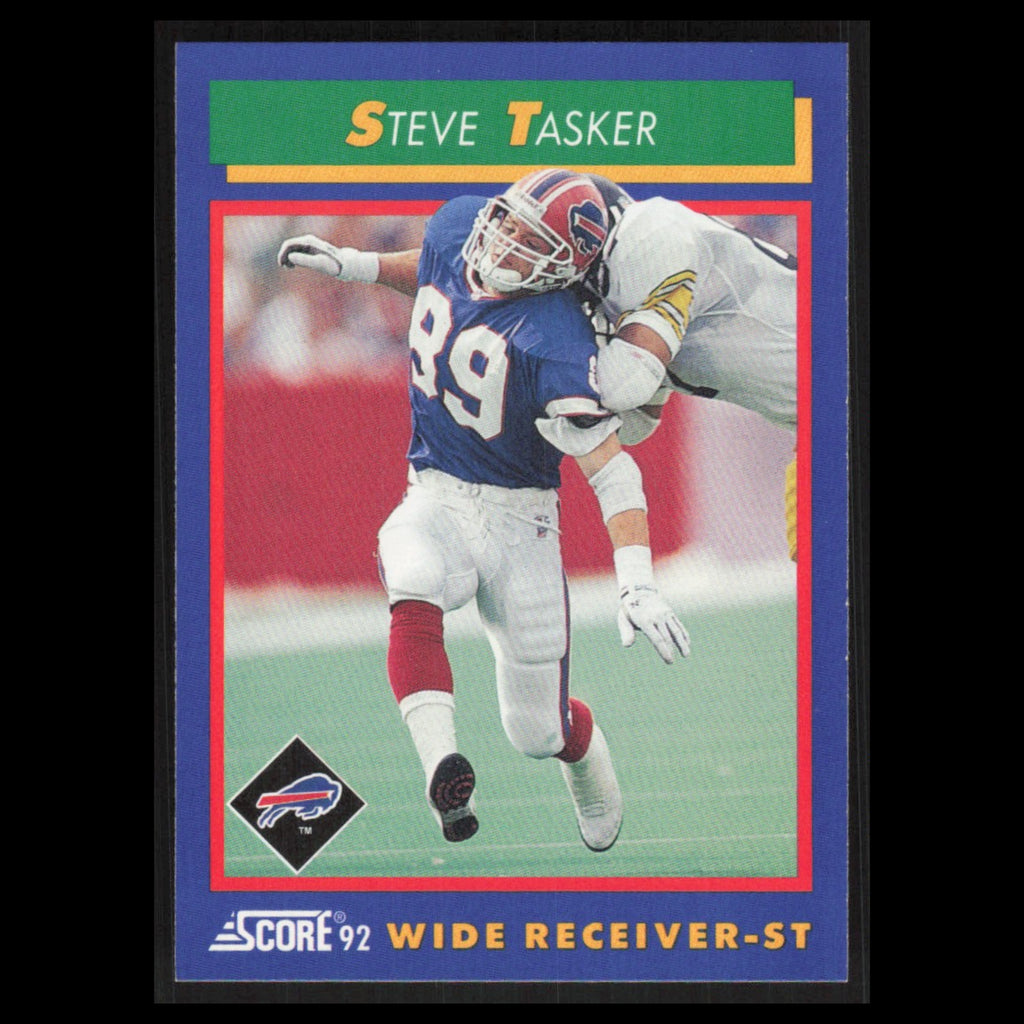 Steve Tasker #105 1992 Score Buffalo Bills Football Card NFL NM
