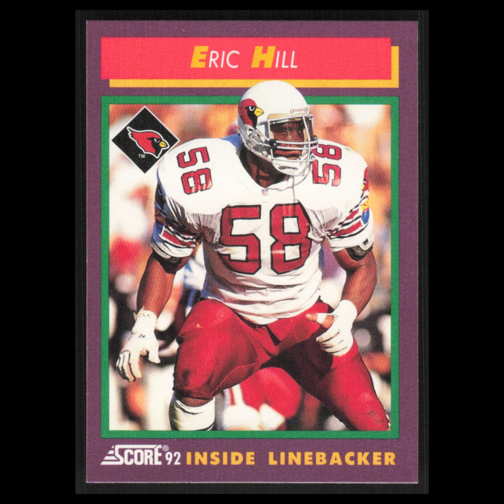 Eric Hill #156 1992 Score Phoenix Cardinals Football Card NFL NM
