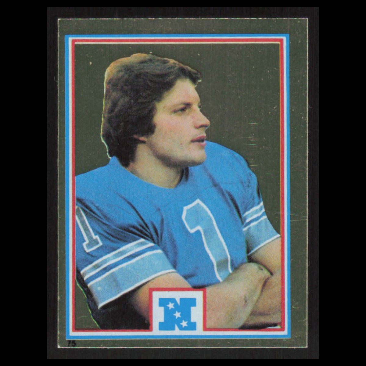 Tom Skladany #75 1982 Topps Stickers Detroit Lions Football Card NFL NM