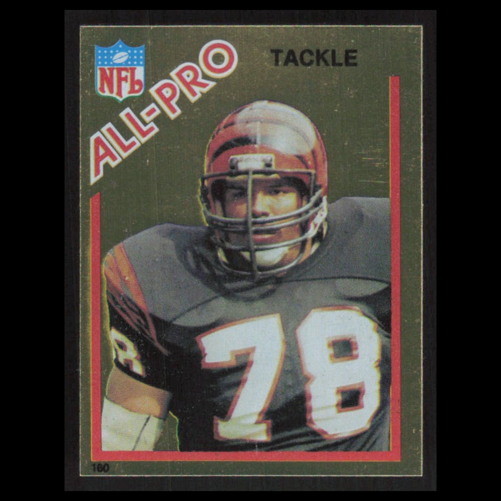 Anthony Munoz #160 1982 Topps Stickers Cincinnati Bengals Football Card NFL NM