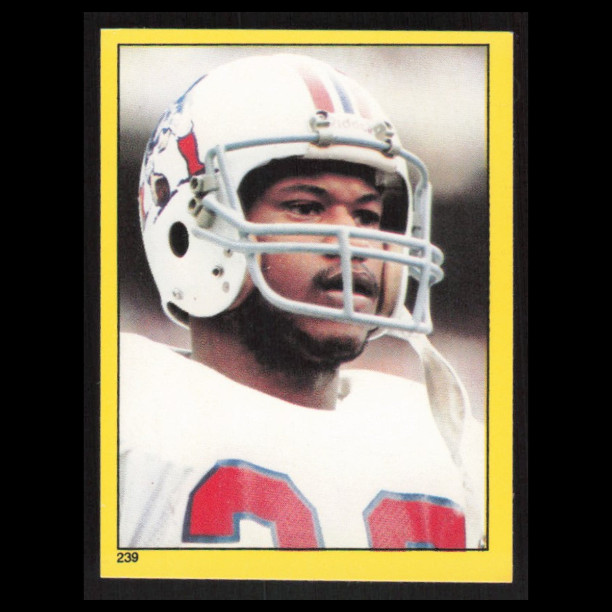 Tony Collins #239 1982 Topps Stickers New England Patriots Football Card NFL NM
