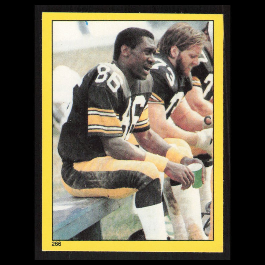 Jim Smith #266 1982 Topps Stickers Pittsburgh Steelers Football Card NFL NM
