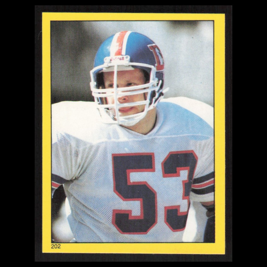 Randy Gradishar #202 1982 Topps Stickers Denver Broncos Football Card NFL NM