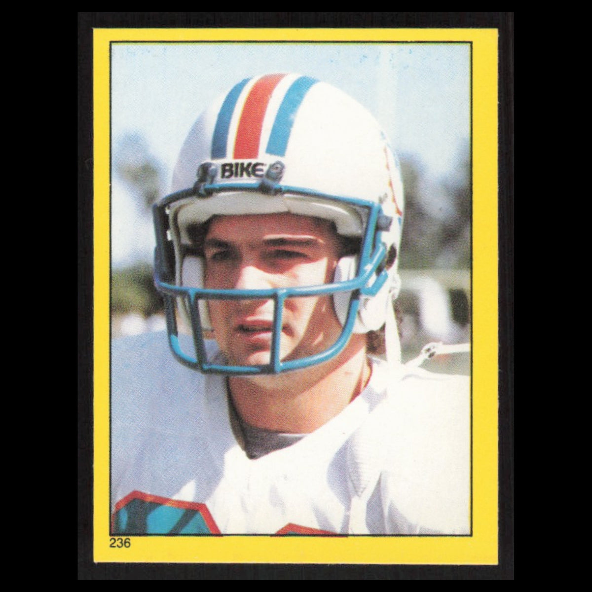 Tommy Vigorito #236 1982 Topps Stickers Miami Dolphins Football Card NFL NM