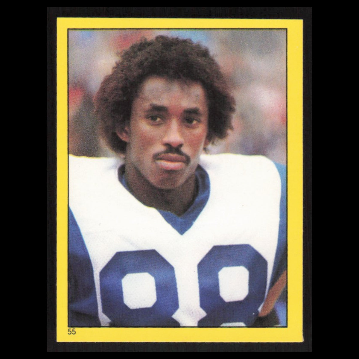 Preston Dennard #55 1982 Topps Stickers Los Angeles Rams Football Card NFL NM