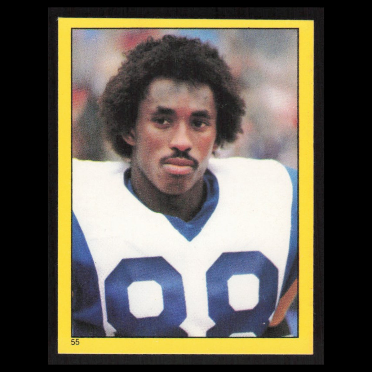 Preston Dennard #55 1982 Topps Stickers Los Angeles Rams Football Card NFL NM