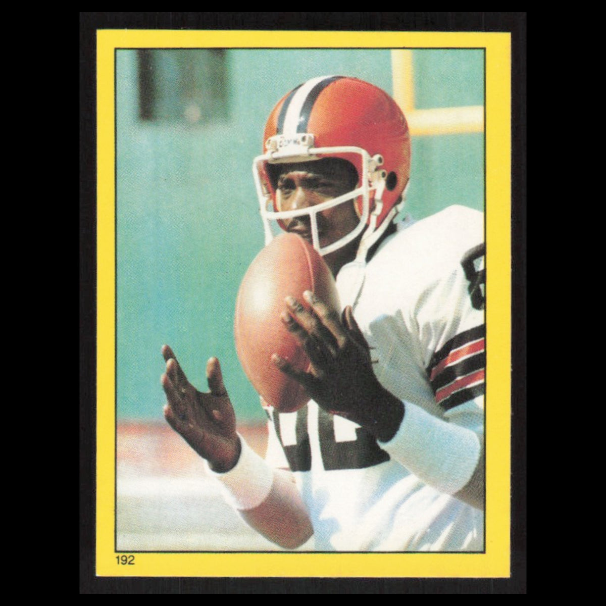Ozzie Newsome #192 1982 Topps Stickers Cleveland Browns Football Card NFL NM