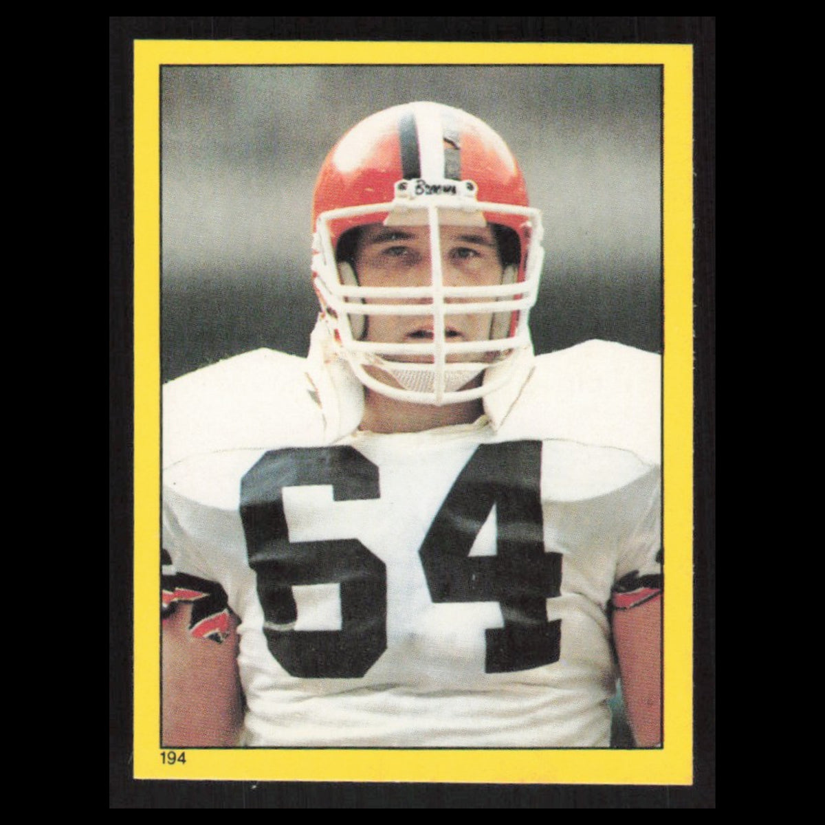 Joe DeLamielleure #194 1982 Topps Stickers Cleveland Browns Football Card NFL NM