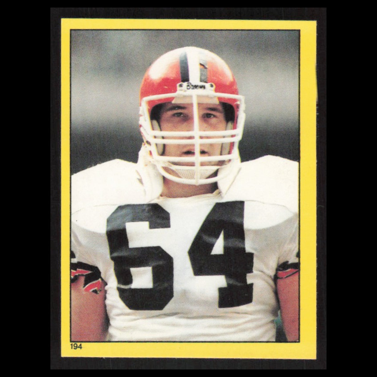 Joe DeLamielleure #194 1982 Topps Stickers Cleveland Browns Football Card NFL NM
