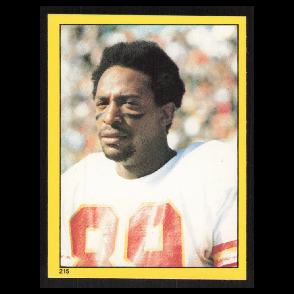 Henry Marshall #215 1982 Topps Stickers Kansas City Chiefs Football Card NFL NM