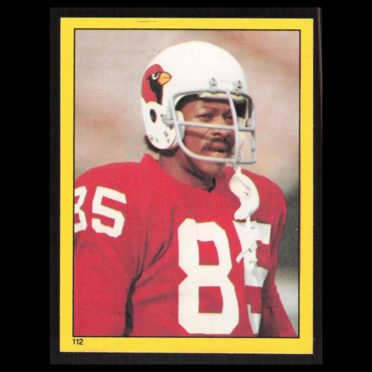 Mel Gray #112 1982 Topps Stickers St. Louis Cardinals Football Card NFL NM